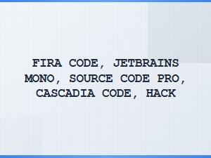 Best Monospace Fonts for Coding Interfaces