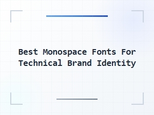 Best Monospace Fonts for Technical Brand Identity